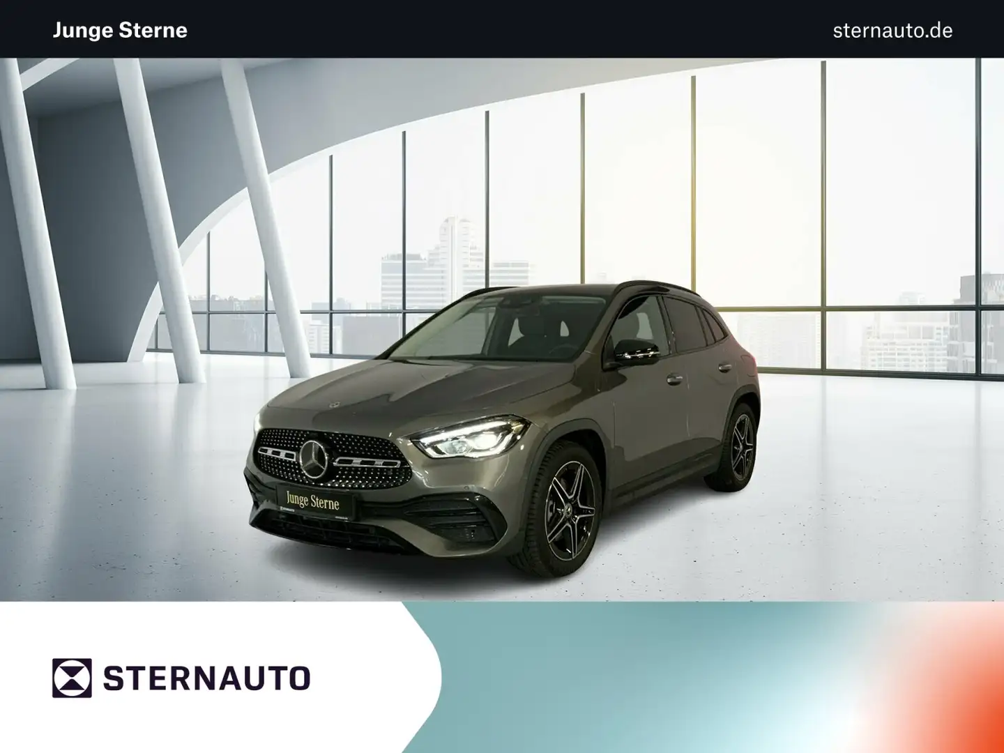Mercedes-Benz GLA 250 GLA 250 4M AMG Night AHK DISTRO KEYLESS RüKam Gris - 1