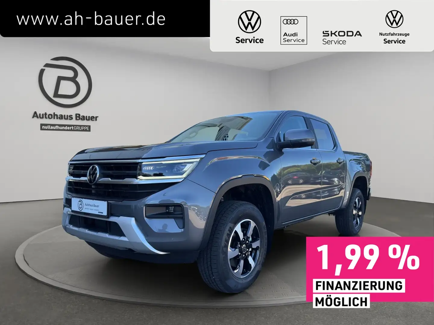 Volkswagen Amarok 3.0TDI 4Motion AHK Matrix Softcover Grau - 1