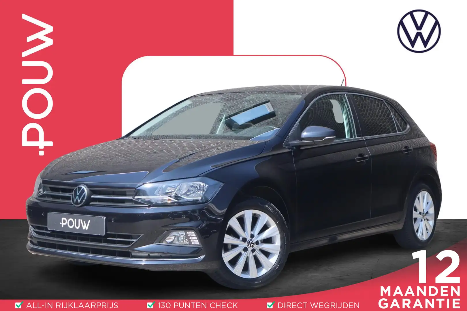 Volkswagen Polo 1.0 TSI 95pk Highline | Climate Control | Cruise C Zwart - 1