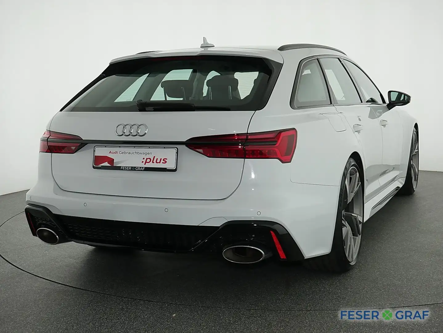 Audi RS6 Avant 4.0 TFSI HD Matrix/B&O/Dynamik-P/22" Blanc - 2