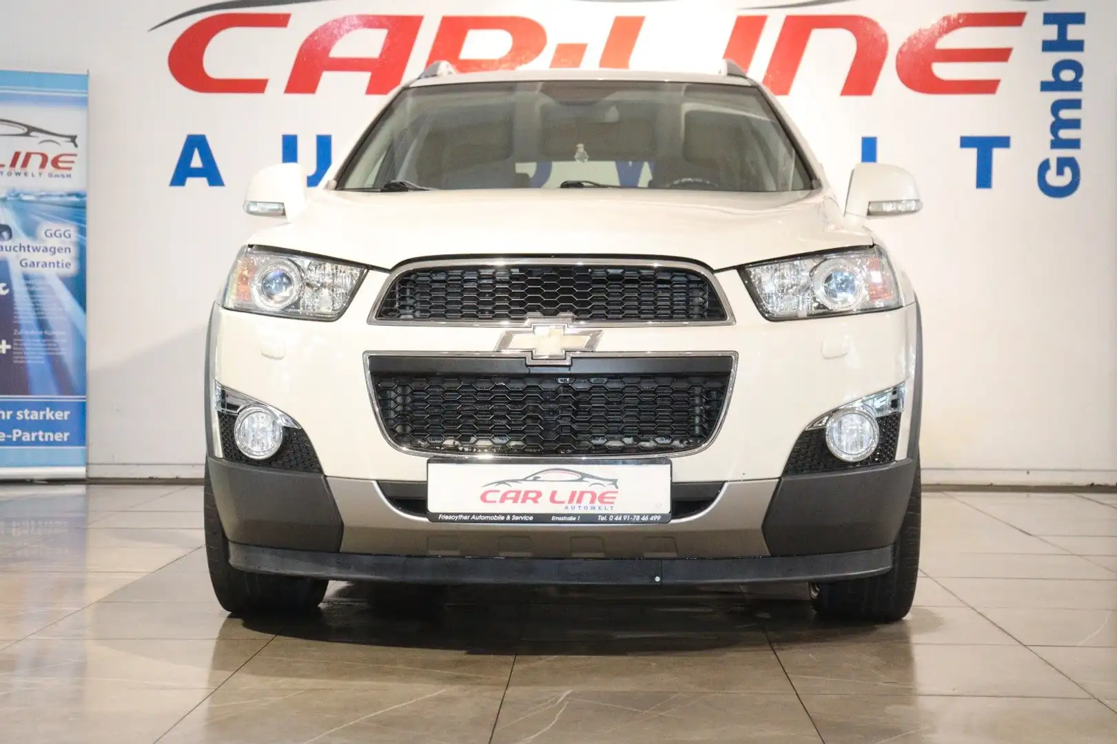 Chevrolet Captiva 2.2 D LTZ 4WD*7-Sitzer*Navi*PDC*AHK 1,7t Weiß - 2