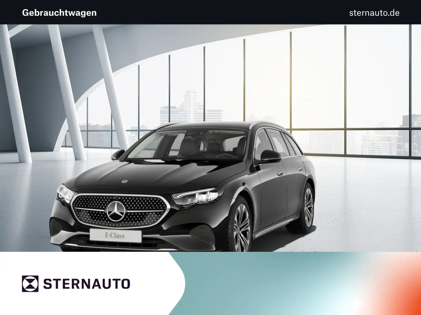 Mercedes-Benz E 220 E 220 d T-Modell Ava PanoDach AHK Winterpak RüKam  Schwarz - 1