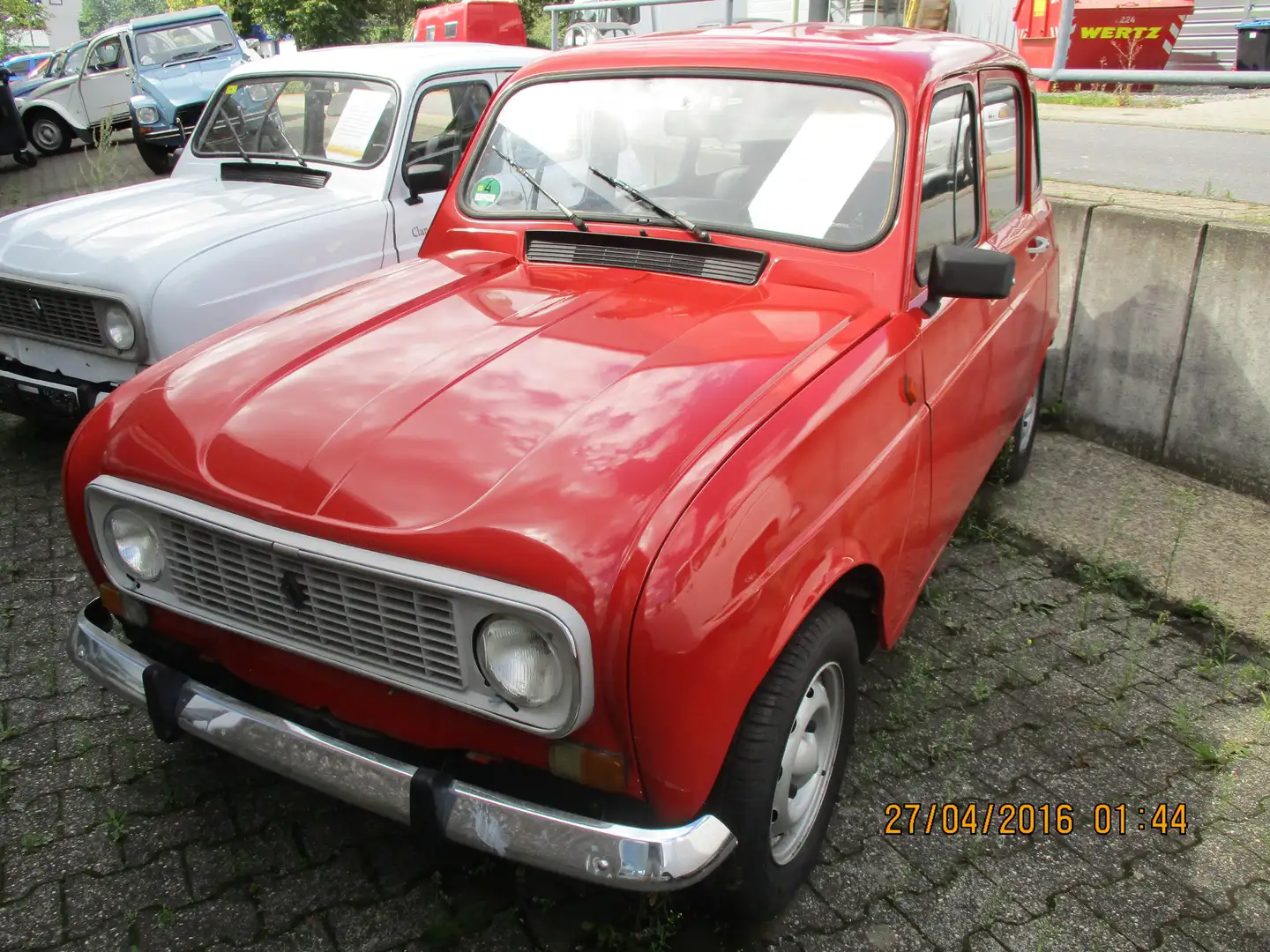 Renault R 4 rot,1 Jahr Gewährleistung Roşu - 1
