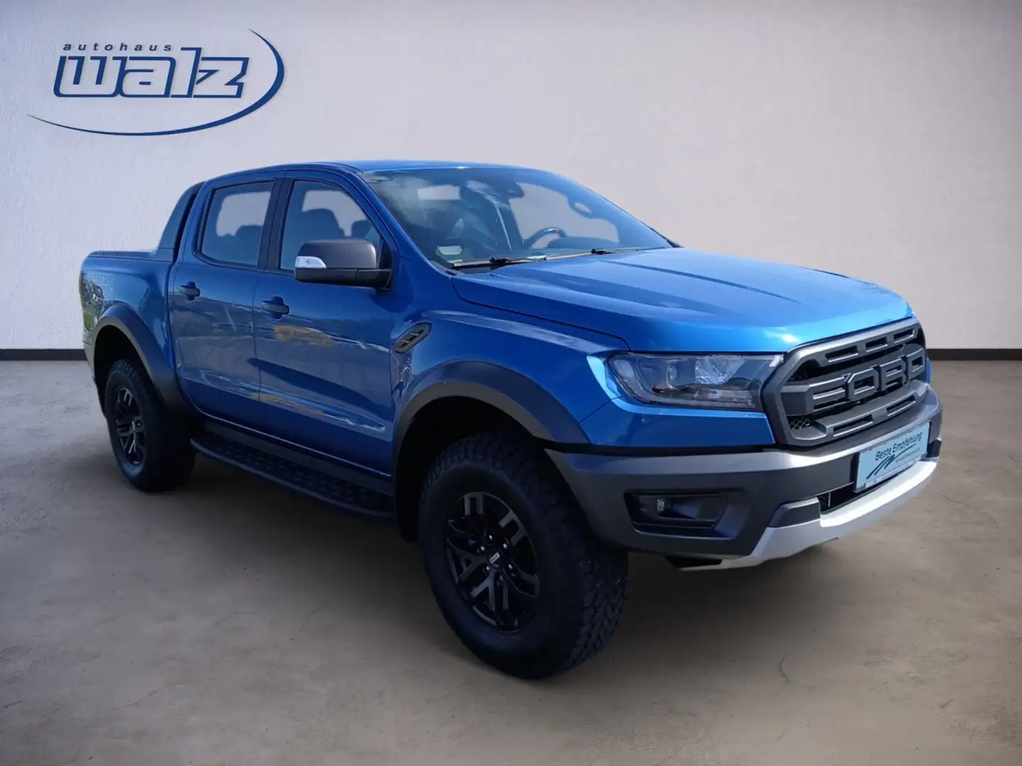 Ford Ranger Raptor  DoKa 1. Hand TOP-Zustand Rollo,AHK, uvm Blau - 2