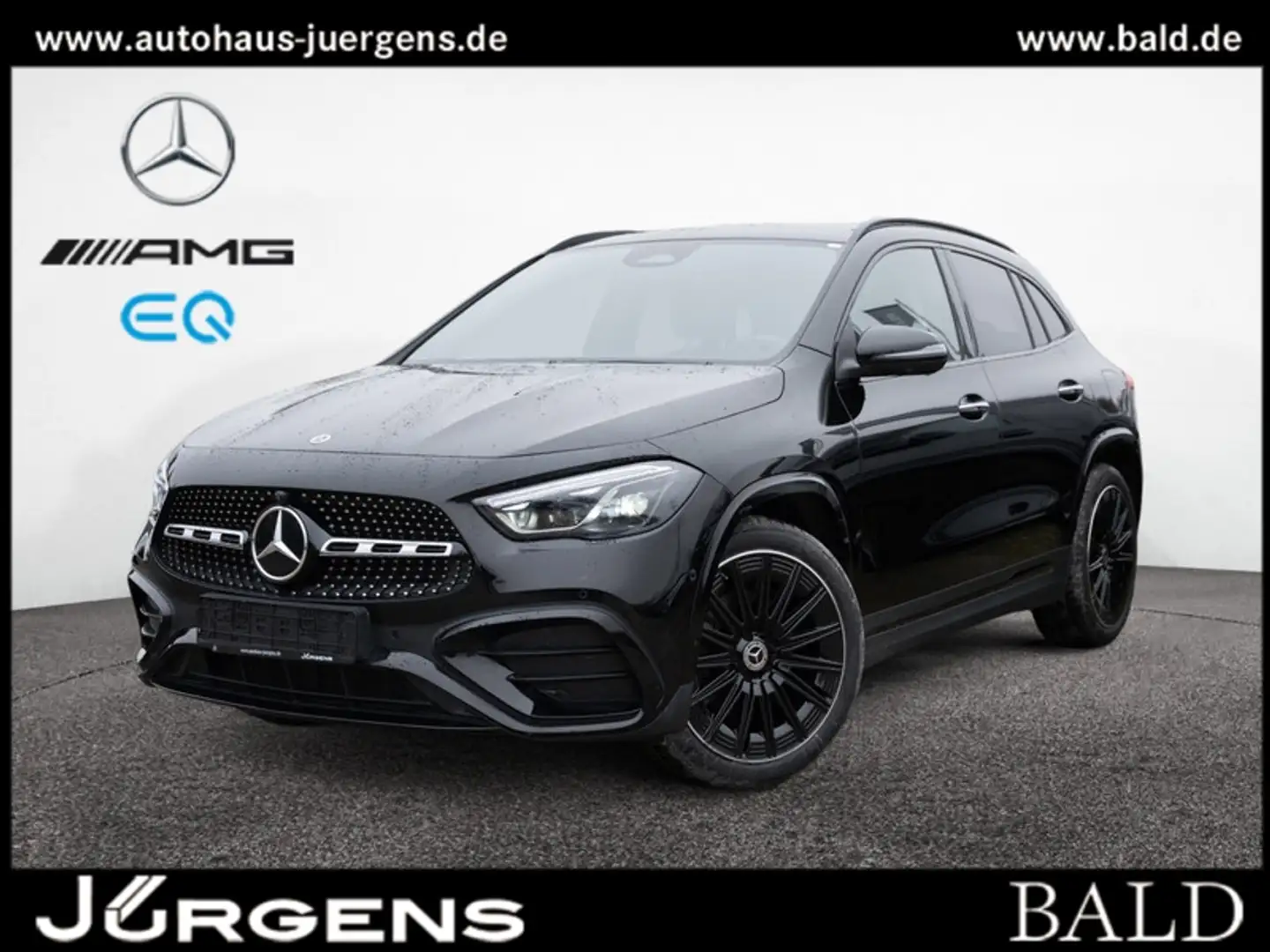 Mercedes-Benz GLA 220 d 4MATIC AMG-Sport+Pano+Distr+MLB+Night Schwarz - 1