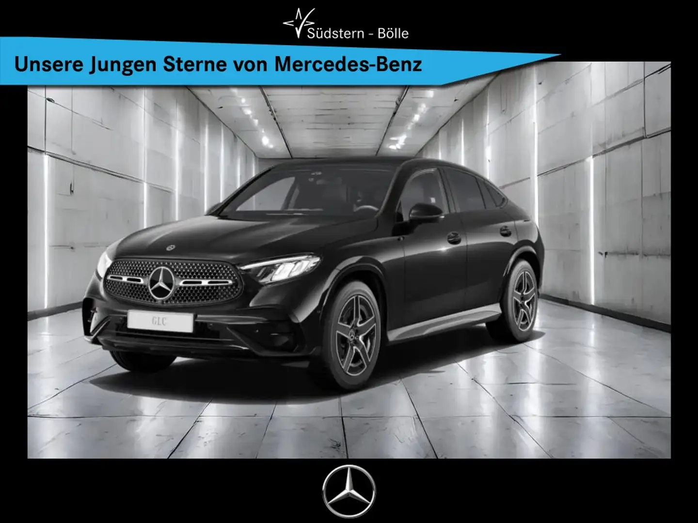 Mercedes-Benz GLC 220 d 4M Coupe +AMG+DISTRO+KAMERA+NAVI+SHZ Nero - 1