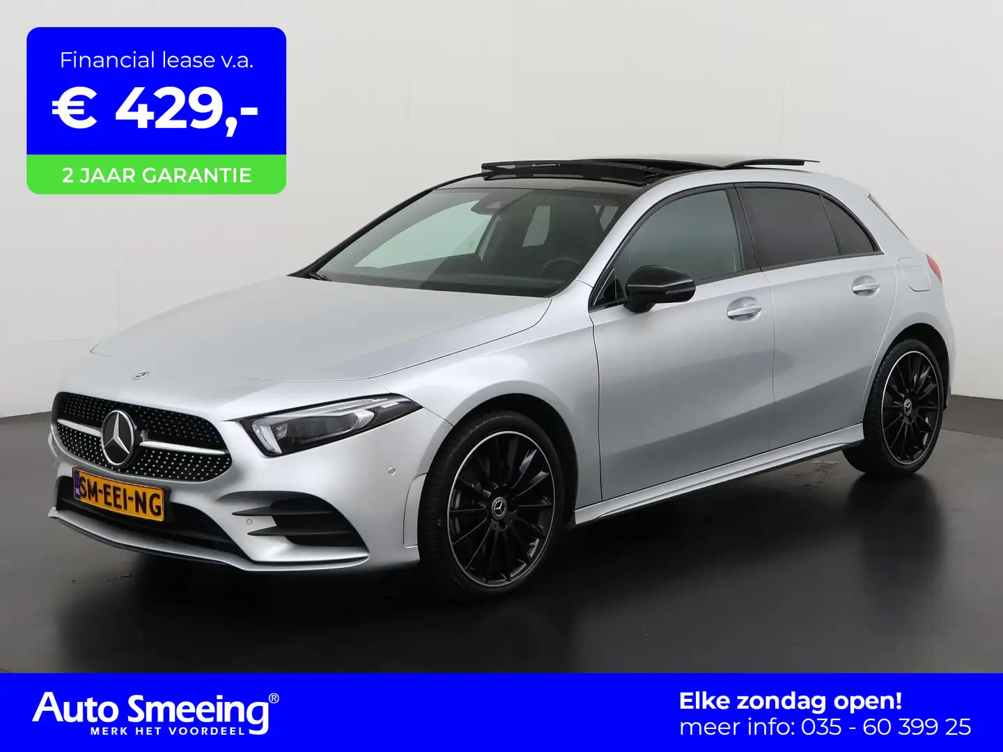 Mercedes-Benz A 250 250e Premium AMG Night | Panoramadak | Camera | Wi Grijs - 1