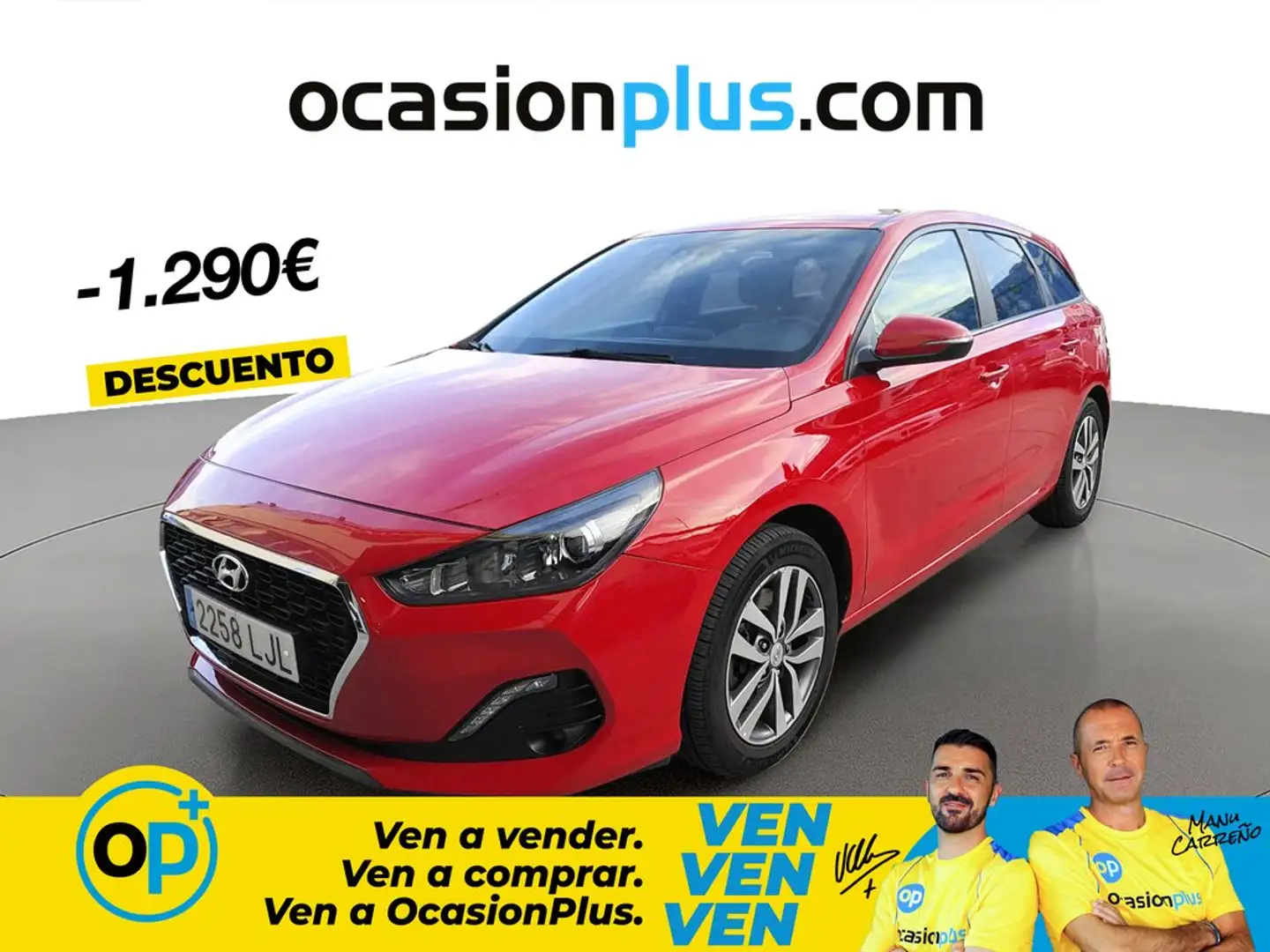 Hyundai i30 CW 1.6CRDi Klass 116 Rojo - 1