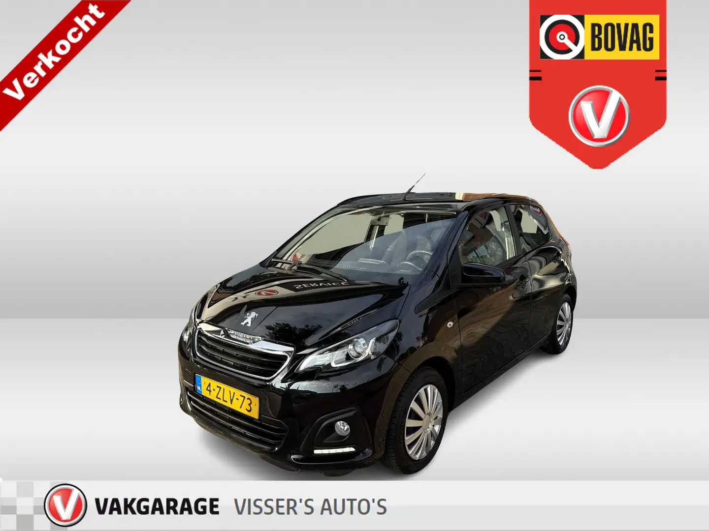 Peugeot 108 1.0 e-VTi Active | elektrische ramen | airco | Zwart - 1