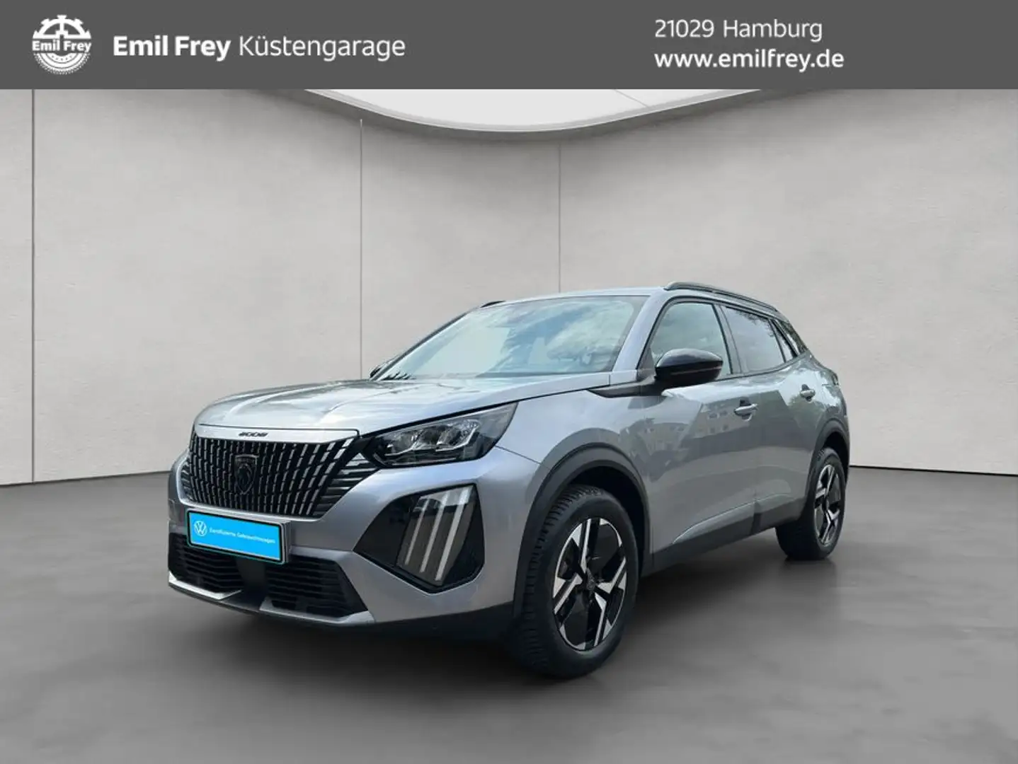 Peugeot 2008 PureTech 130 EAT8 Allure GJR GRA ALU PDC srebrna - 1