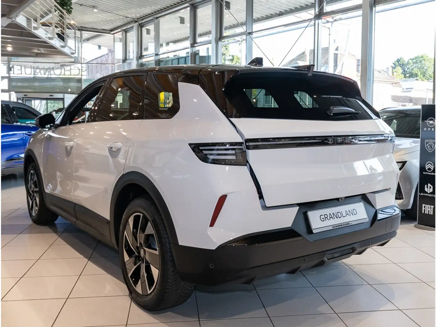 Opel Grandland Grandland, GS, Hybrid 107 kW, El. Panodach Navi So Weiß - 2