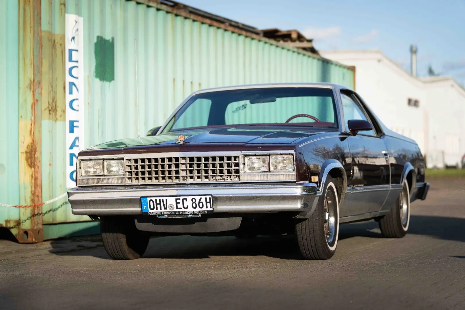 Chevrolet El Camino 400er small Block V8 Motor Rot - 1