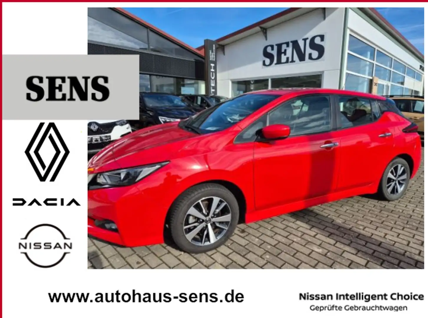 Nissan Leaf Acenta 40kwh 150PS*Sitzheizung*Kamera* Rot - 1