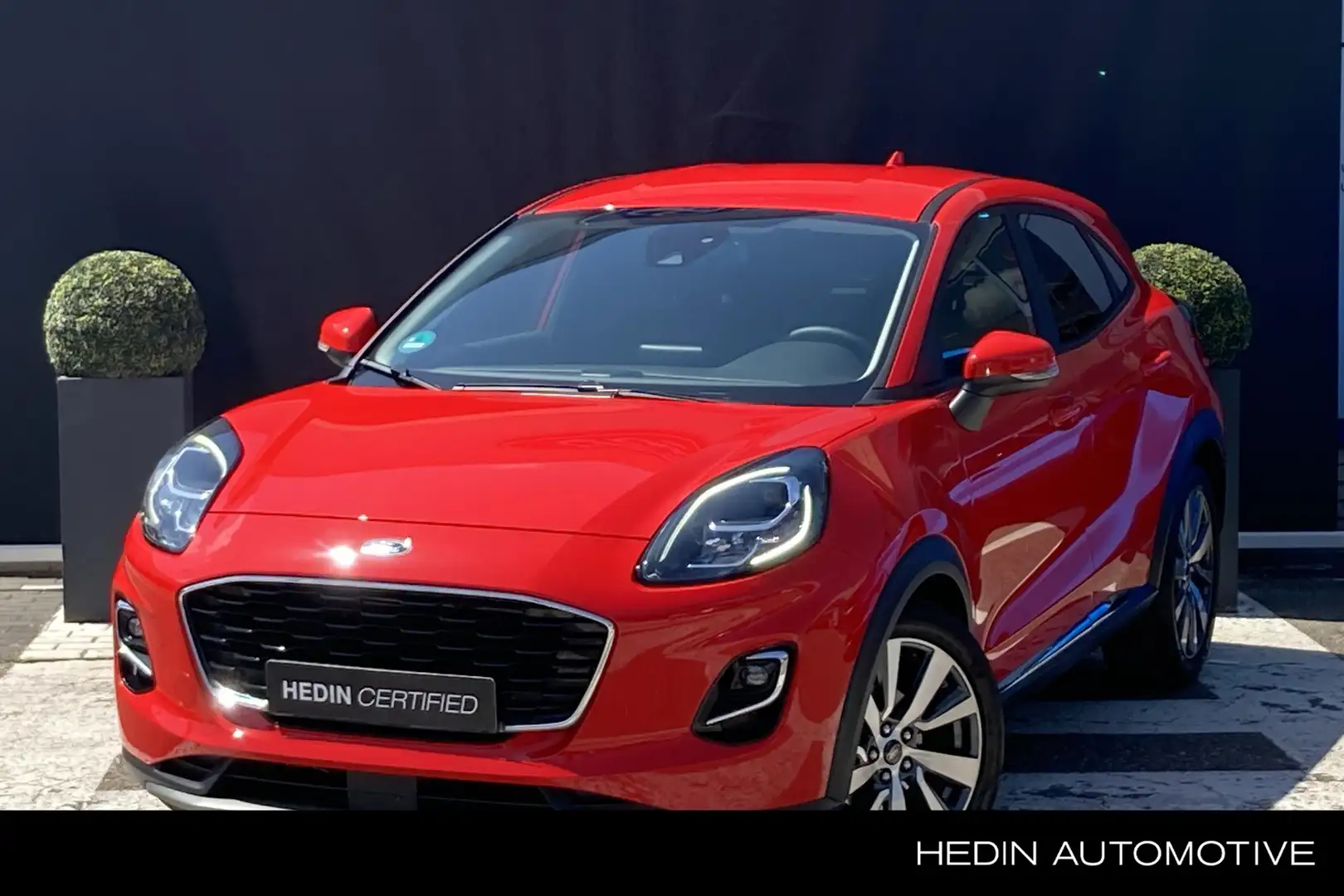 Ford Puma 1.0 EcoBoost Hybrid Titanium X | Winterpakket | Ma Rosso - 1