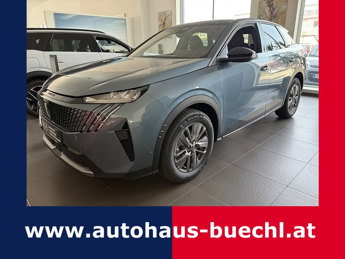 Peugeot 3008 Allure Hybrid 145 e-DCS6 Blau - 1
