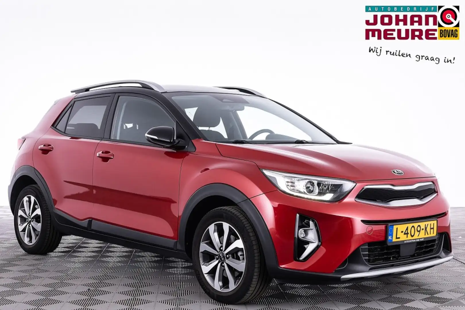 Kia Stonic 1.0 T-GDi MHEV DynamicPlusLine ✅ 1e Eigenaar Rouge - 1