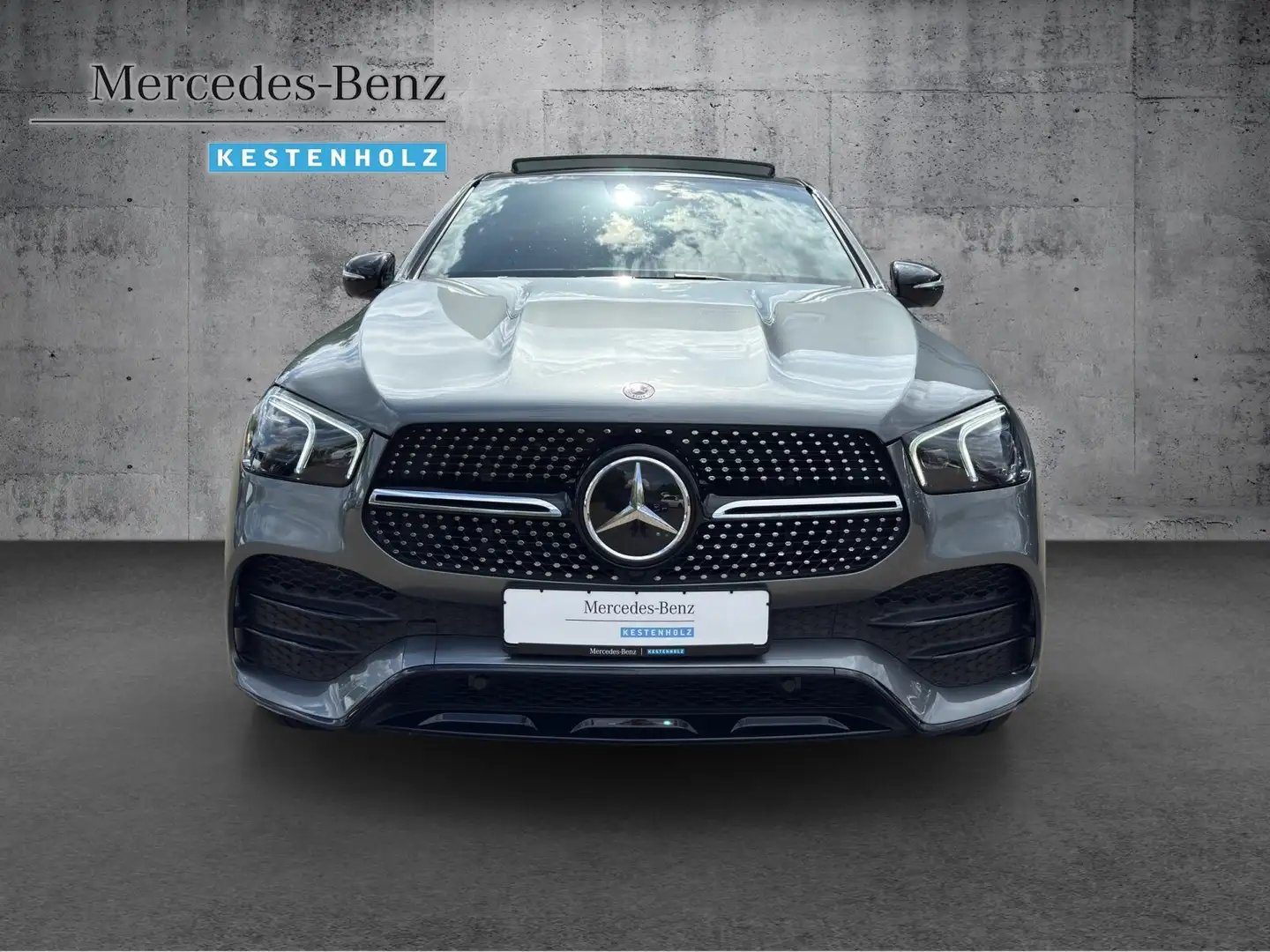 Mercedes-Benz GLE 350 GLE 350 de 4M AMG+NIGHT+AHK+DISTRO+PANO+BURM+360 Grau - 2