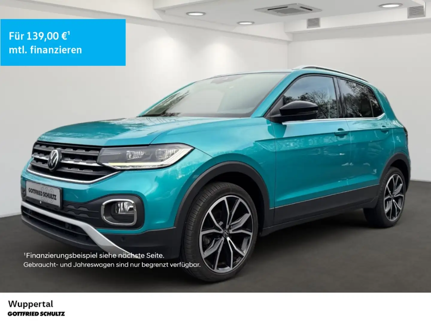 Volkswagen T-Cross 1.5 TSI Style DSG NAVI AHK KAM ACC LED SHZ PDC LM Bleu - 1
