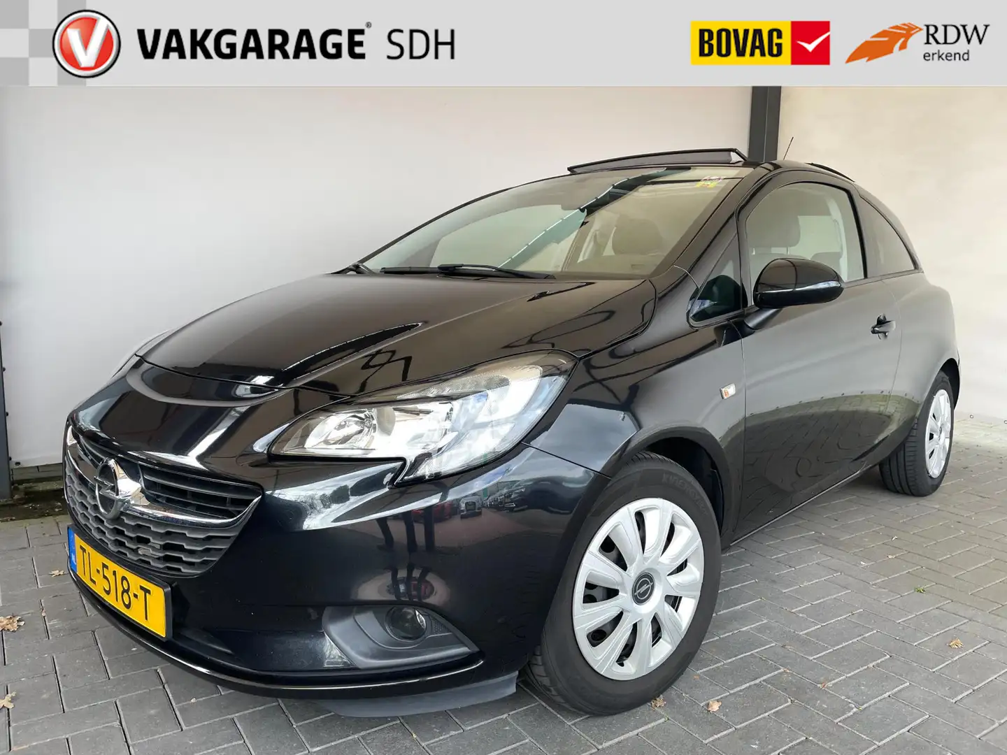 Opel Corsa 1.4 Cosmo|PANO-Schuifdak|Stoelverwarming|Stuurverw Noir - 1