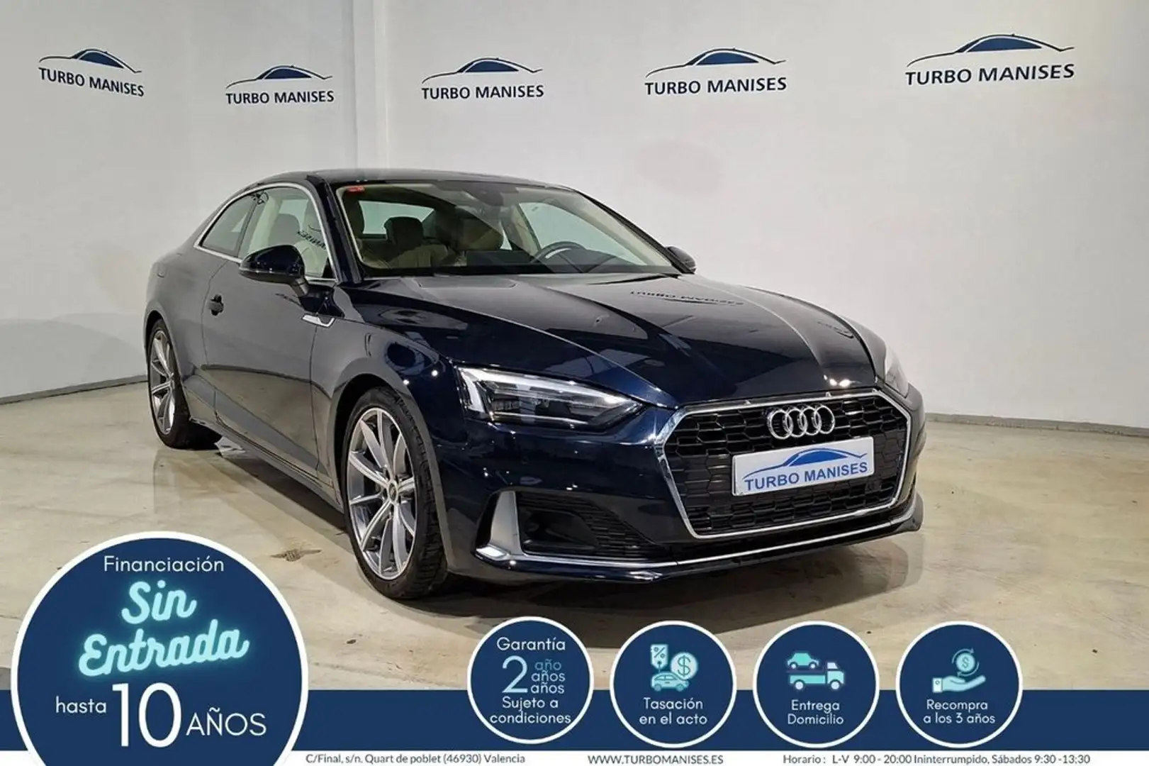 Audi A5 Advanced 40 TFSI 150kW S tronic Coupé Azul - 1