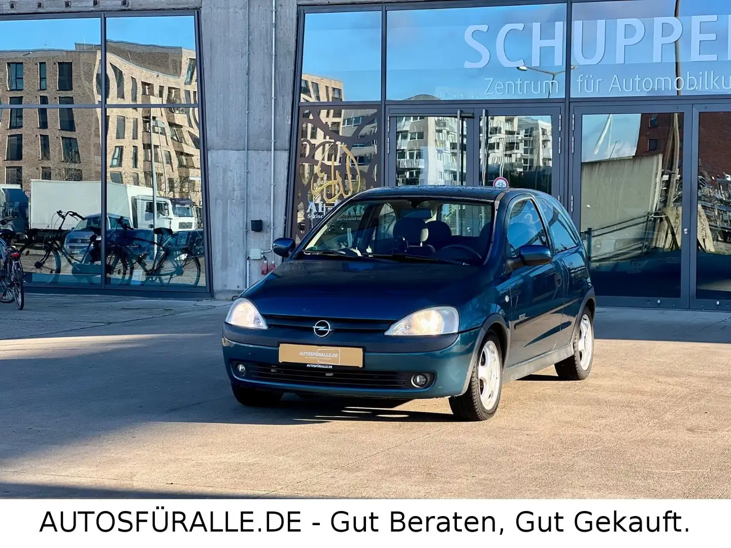 Opel Corsa *Elegance*Klima*Automatik*TÜV/07.27*2.El.Fe Grün - 1