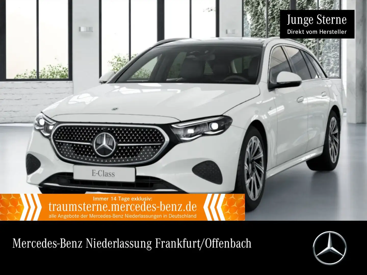 Mercedes-Benz E 300 de T 4M Hybrid Avantgarde Exkl-Paket 360° 9G Weiß - 1