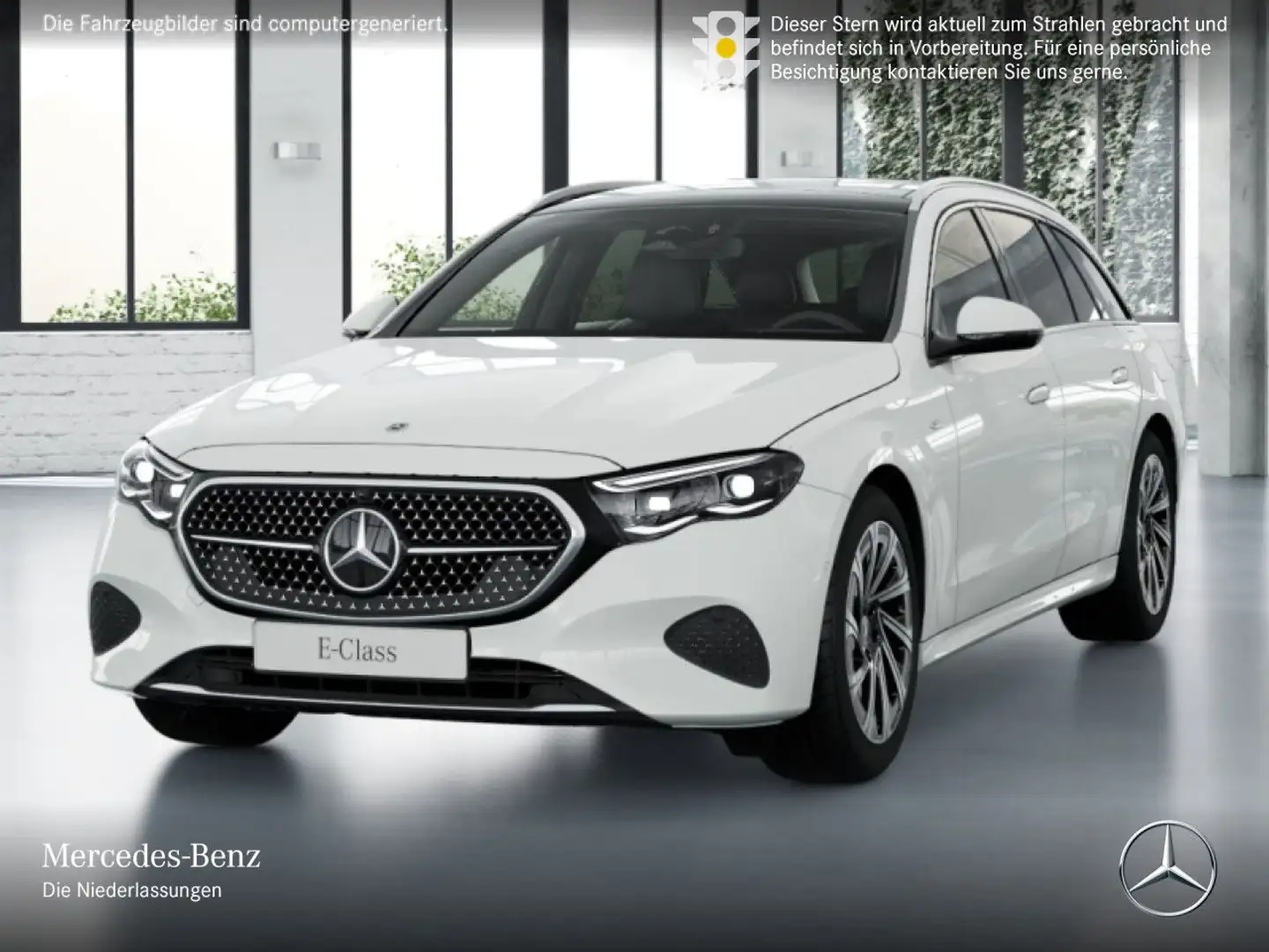 Mercedes-Benz E 300 de T 4M Hybrid Avantgarde Exkl-Paket 360° 9G Weiß - 2