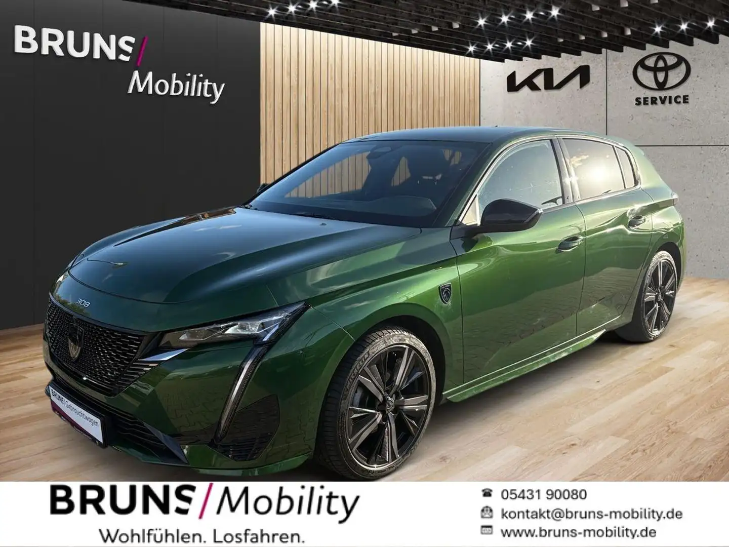 Peugeot 308 1.2 e-THP / PureTech Automatik Verde - 1
