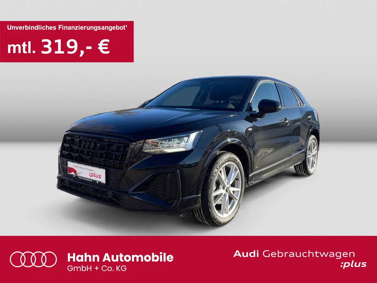 Audi Q2 30 TFSI S line AHK LED Optikpaket CarPlay Schwarz - 1