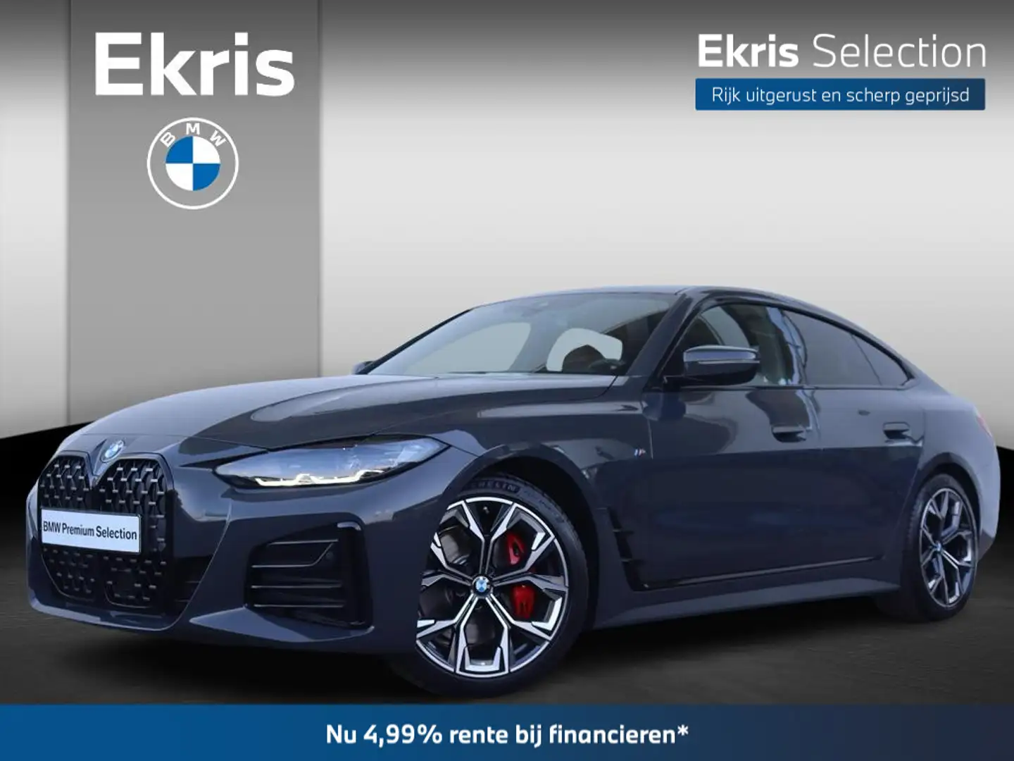 BMW 420 4-serie Gran Coupé 420i High Executive/ M Sportpak Gris - 1