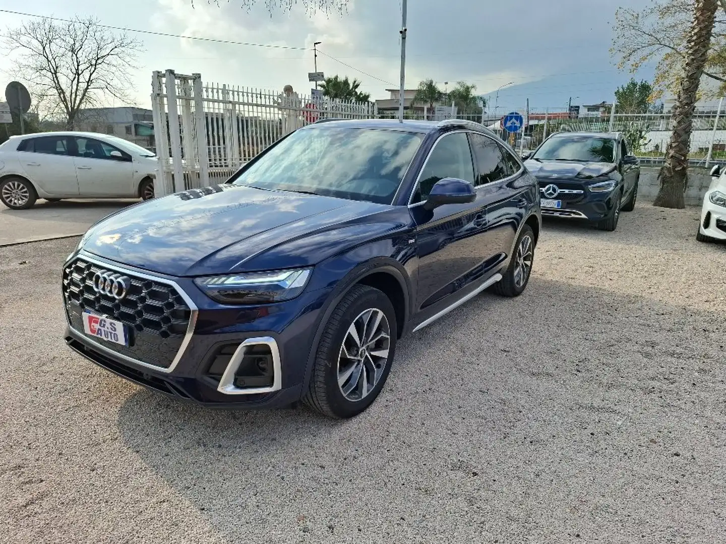 Audi Q5 Q5 Sportback 40 2.0 tdi  S line quattro s-tronic Bleu - 1
