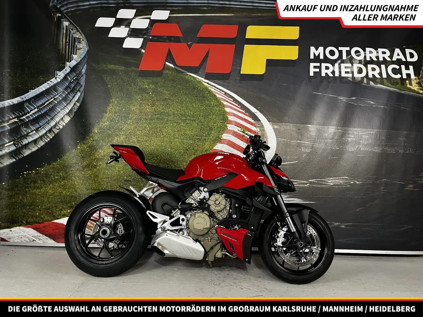 Ducati Streetfighter V4 [MEGA EXTRAS|CARBON|REIFEN NEU] Červená - 1