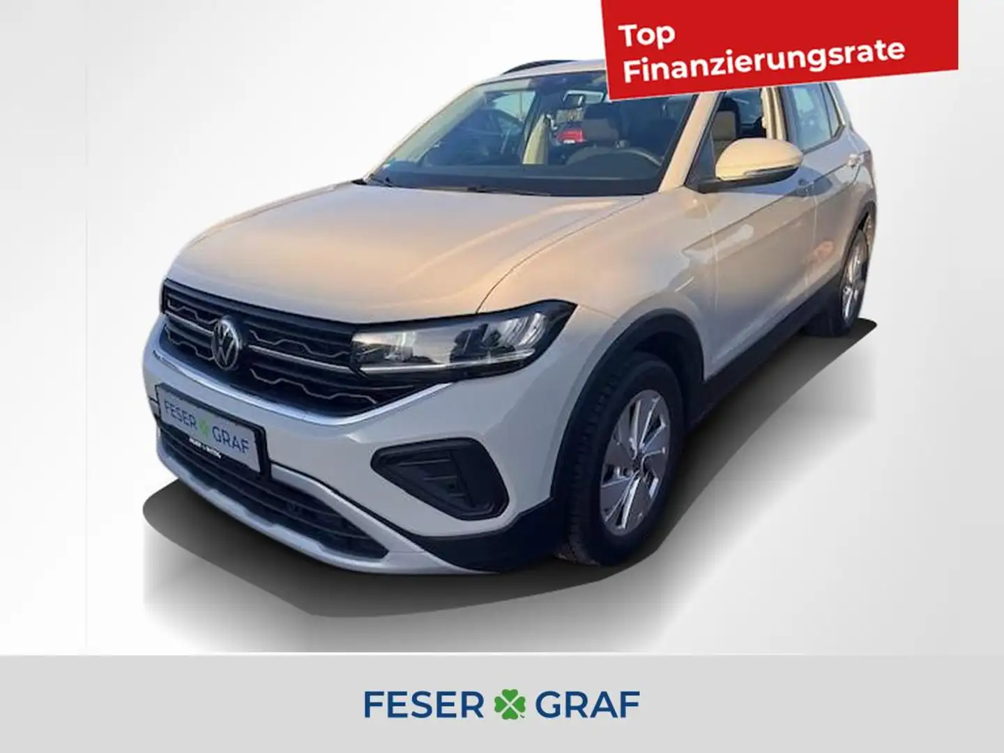 Volkswagen T-Cross 1.0 TSI Life LED/ACC/2xPDC/Navi/Kamera Gris - 1