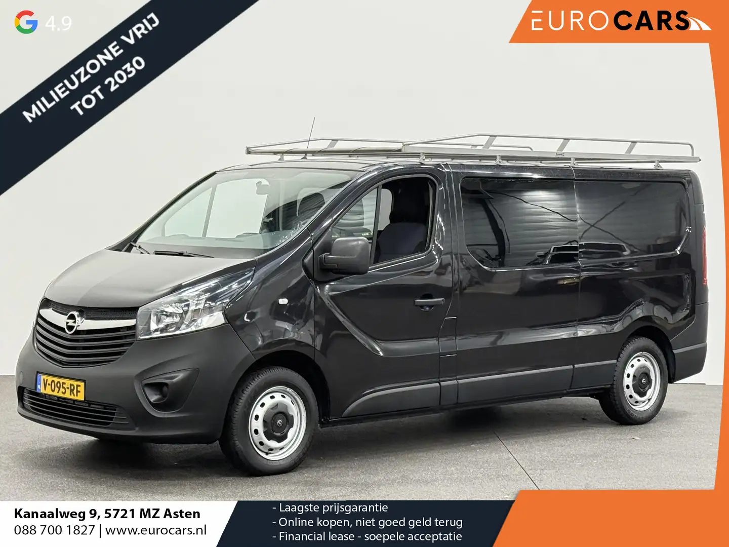 Opel Vivaro 1.6 CDTI L2H1 Dubbele Cabine Edition Airco Cruise Zwart - 1