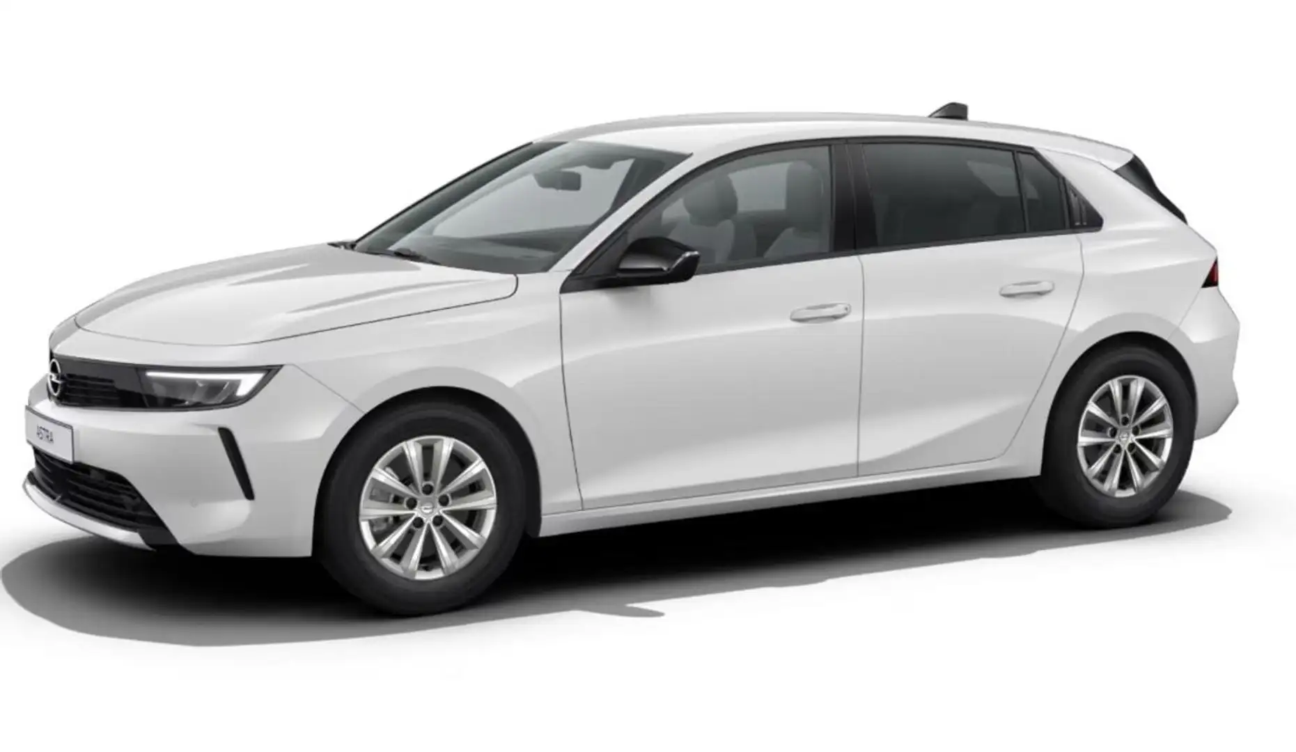 Opel Astra Edition  1.5 D 130 AT8 Nav LED PDC Temp 16Z 96 ... Weiß - 1