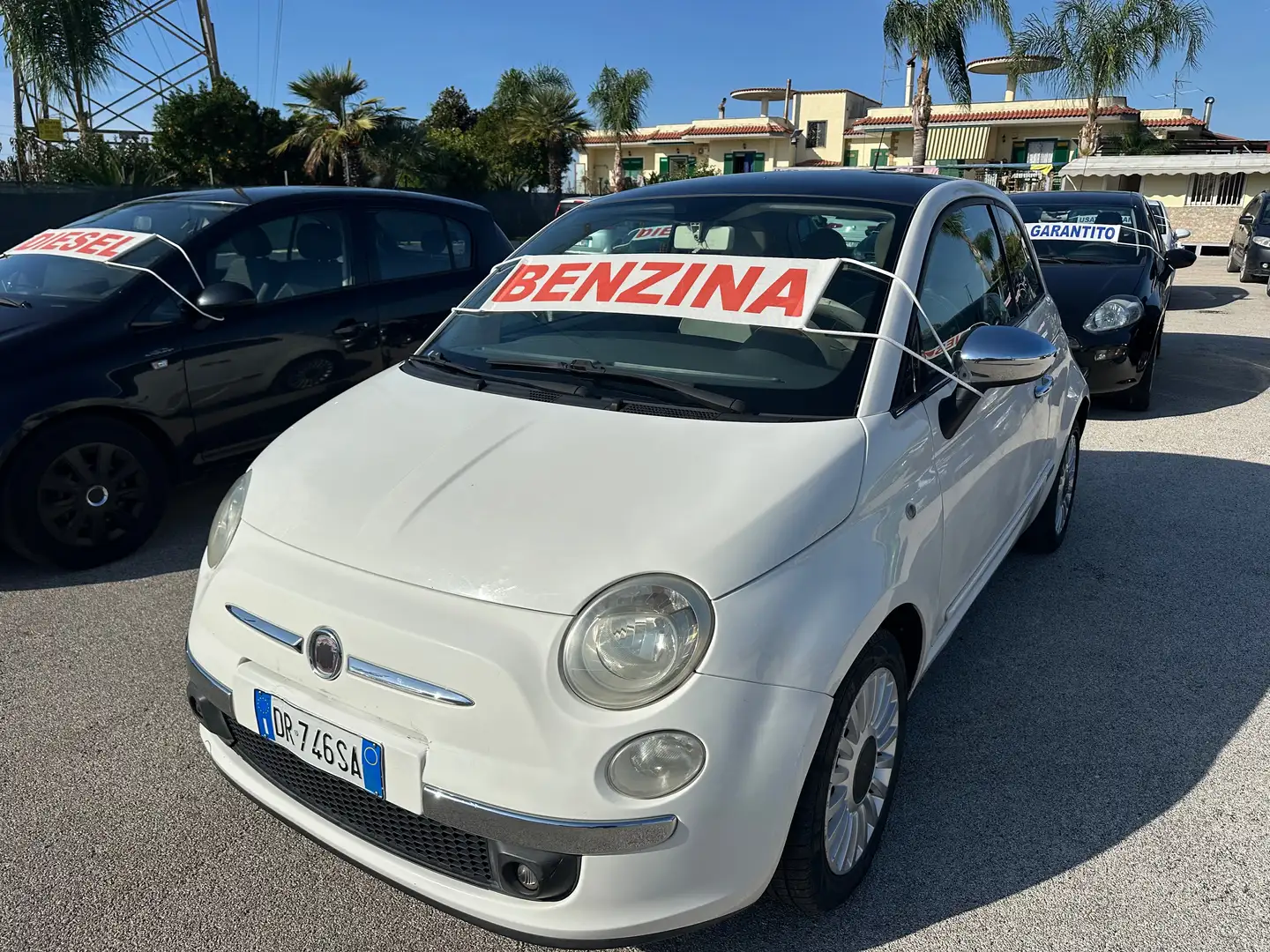 Fiat 500 500 1.2 Lounge 69cv Blanc - 2