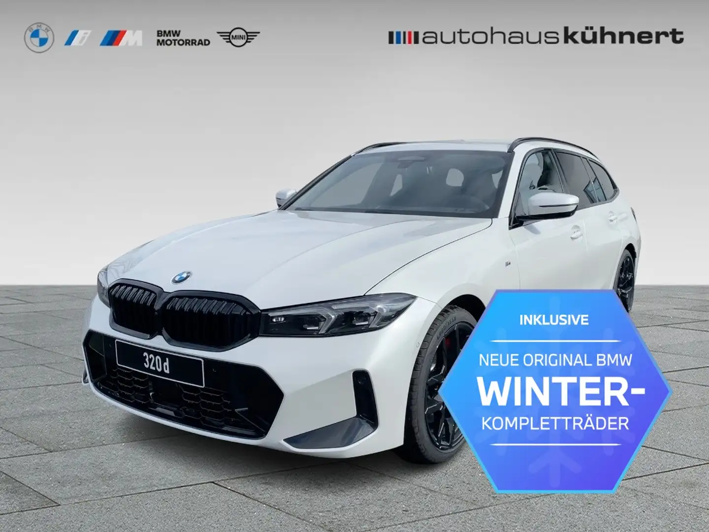 BMW 320 d xDrive Touring UPE 80.590 EUR //M-Sport LED Weiß - 1