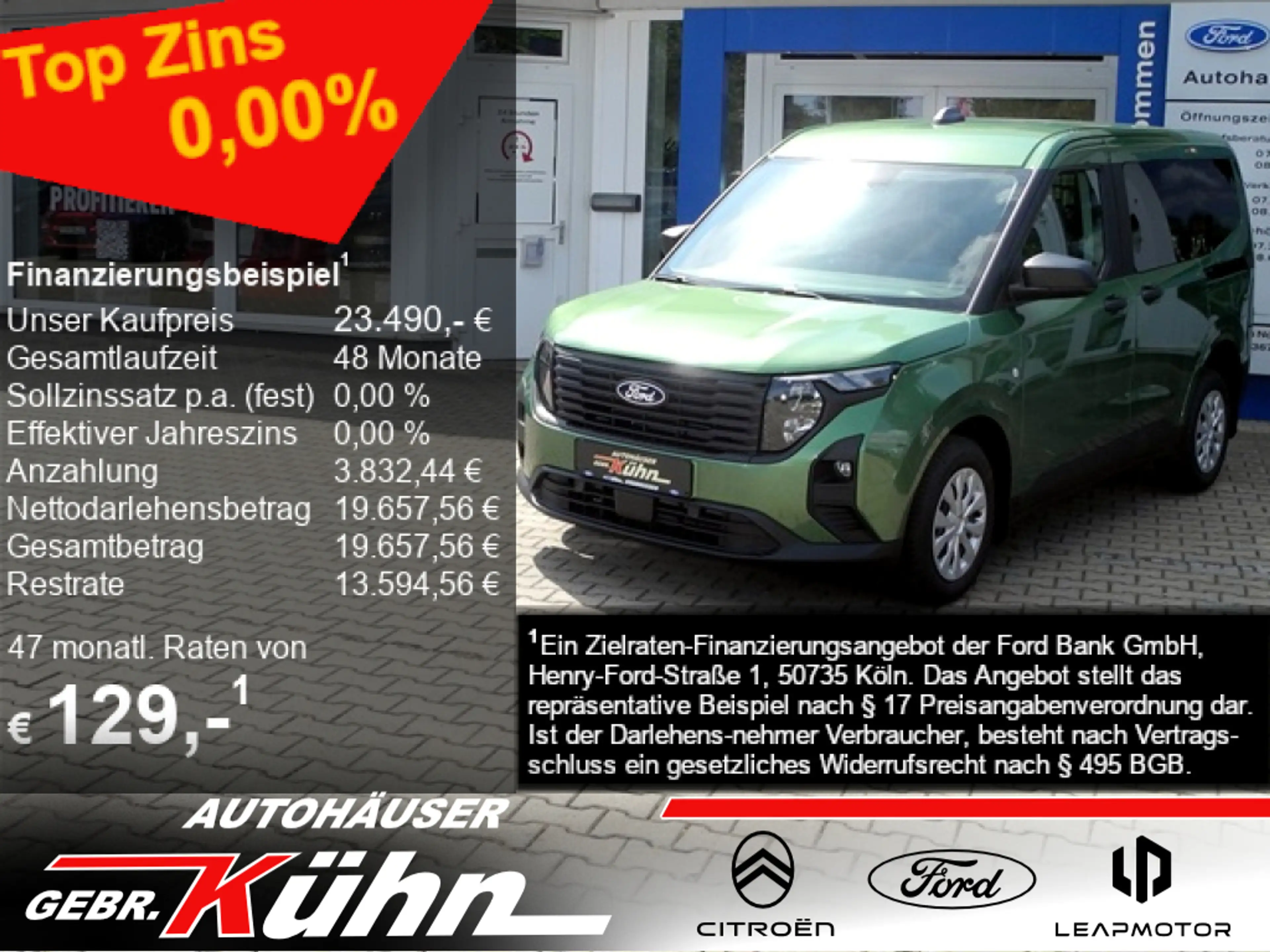 Ford Transit Courier Trend - Winter-Pak., Klimaaut., Allw., LED-Tfl.