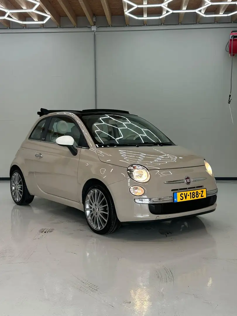 Fiat 500C 1.2 Lounge Bruin - 2