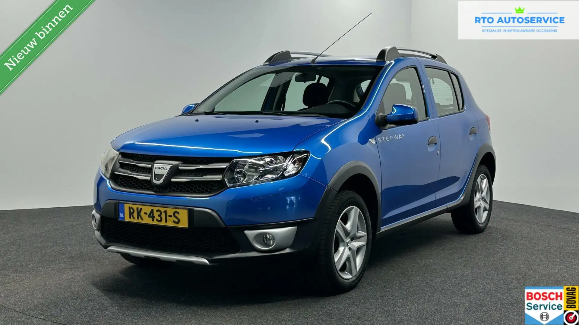 Dacia Sandero 0.9 TCe S&S Stepway Lauréate AIRCO NAVI LM CRUISE. Blauw - 1