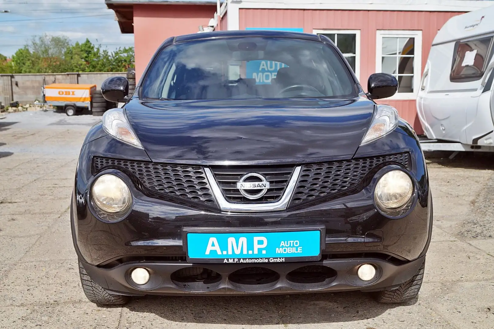 Nissan Juke 1.6 TURBO, GARANTIE, BREMSE+SERVICE NEU, Schwarz - 2
