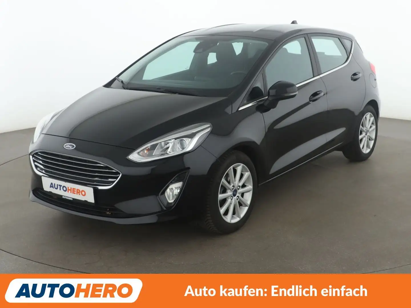 Ford Fiesta 1.0 EcoBoost Titanium *LIMITER*PDC*SHZ* Noir - 1