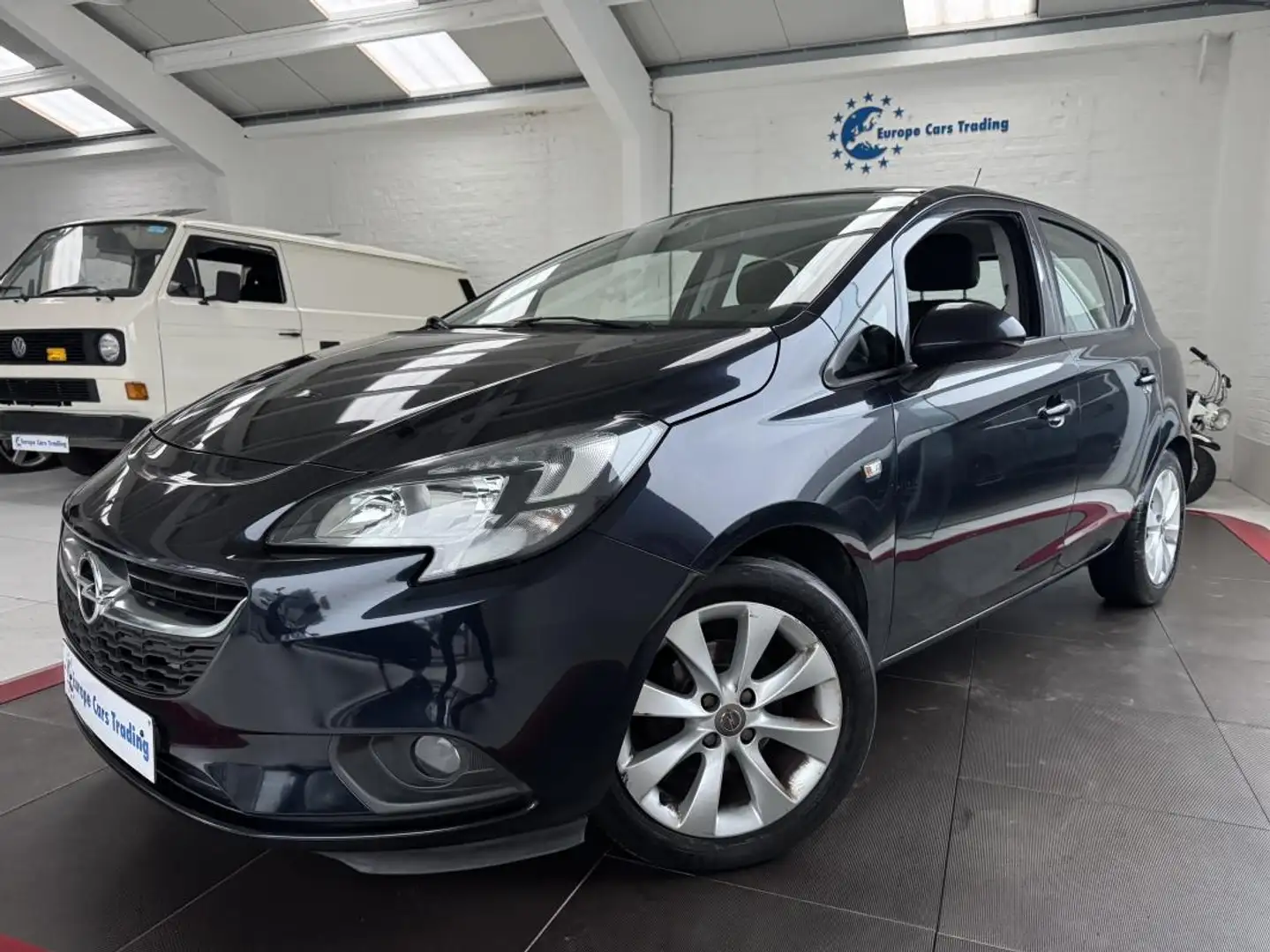 Opel Corsa E ENJOY 1.4i 90 CH 75.218KMS JANTES ALU CARPLAY GAR 12M Blau - 1