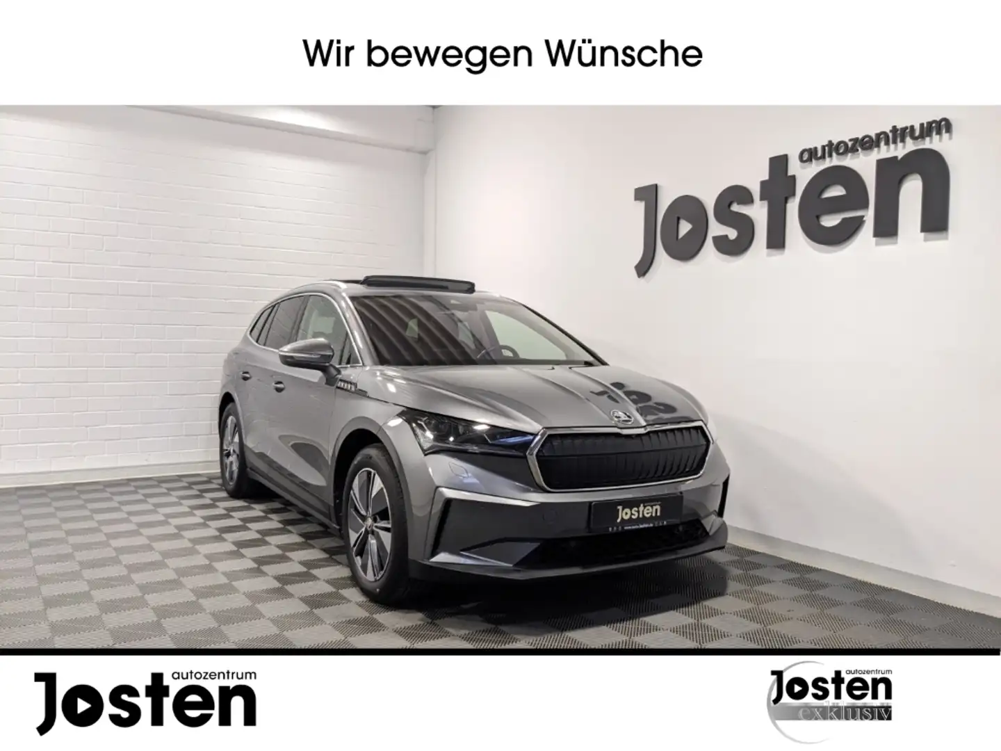 Skoda Enyaq Loft 80x MATRX Pano ACC e-Sitz CarPlay Grigio - 1