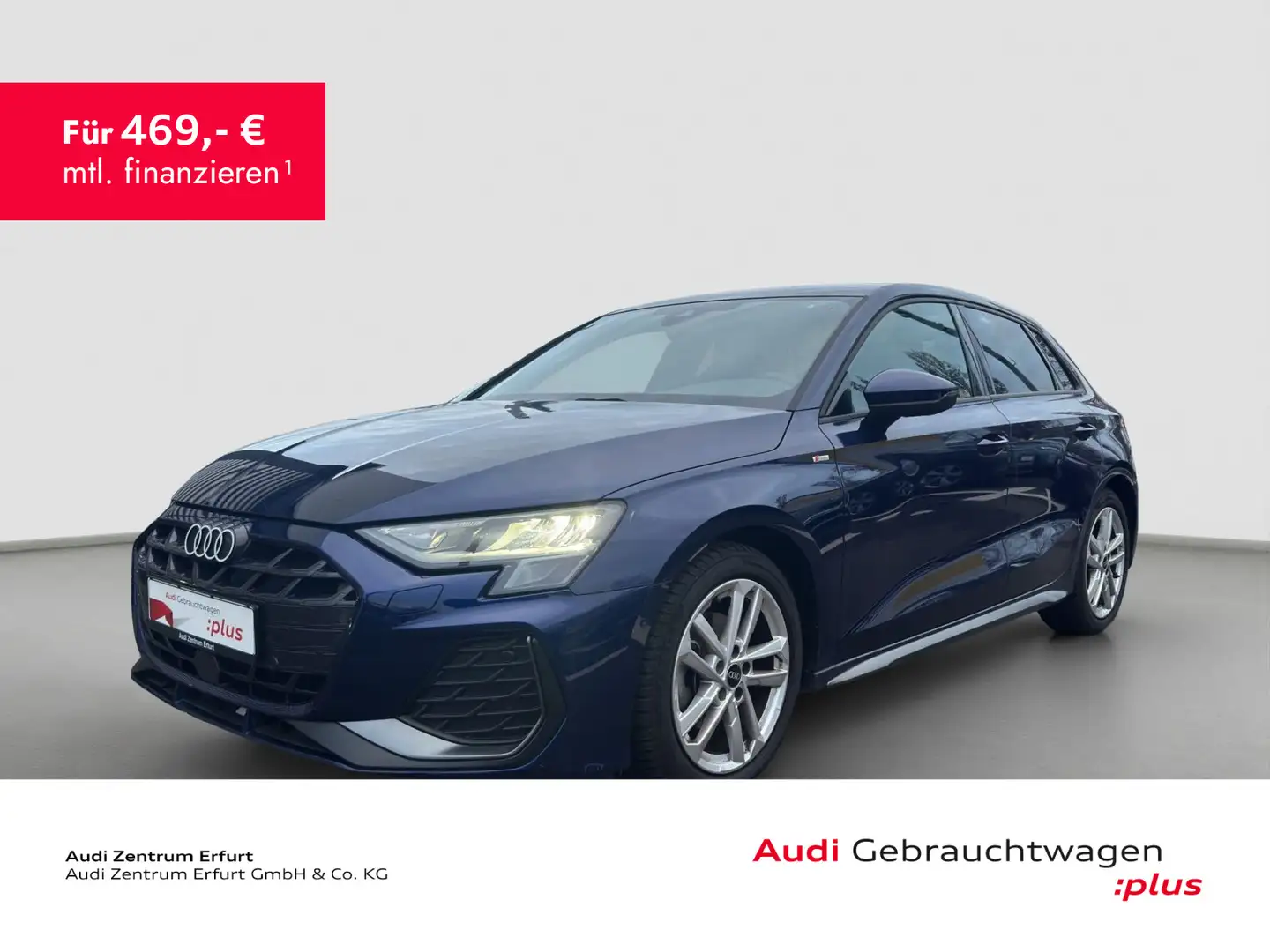 Audi A3 A3 Sportback 35 TDI S tronic S line Blau - 1