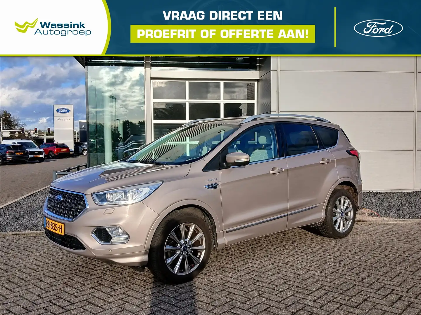 Ford Kuga 1.5 EcoBoost 182PK 4WD AUTOMAAT Vignale | Trekhaak Grijs - 1