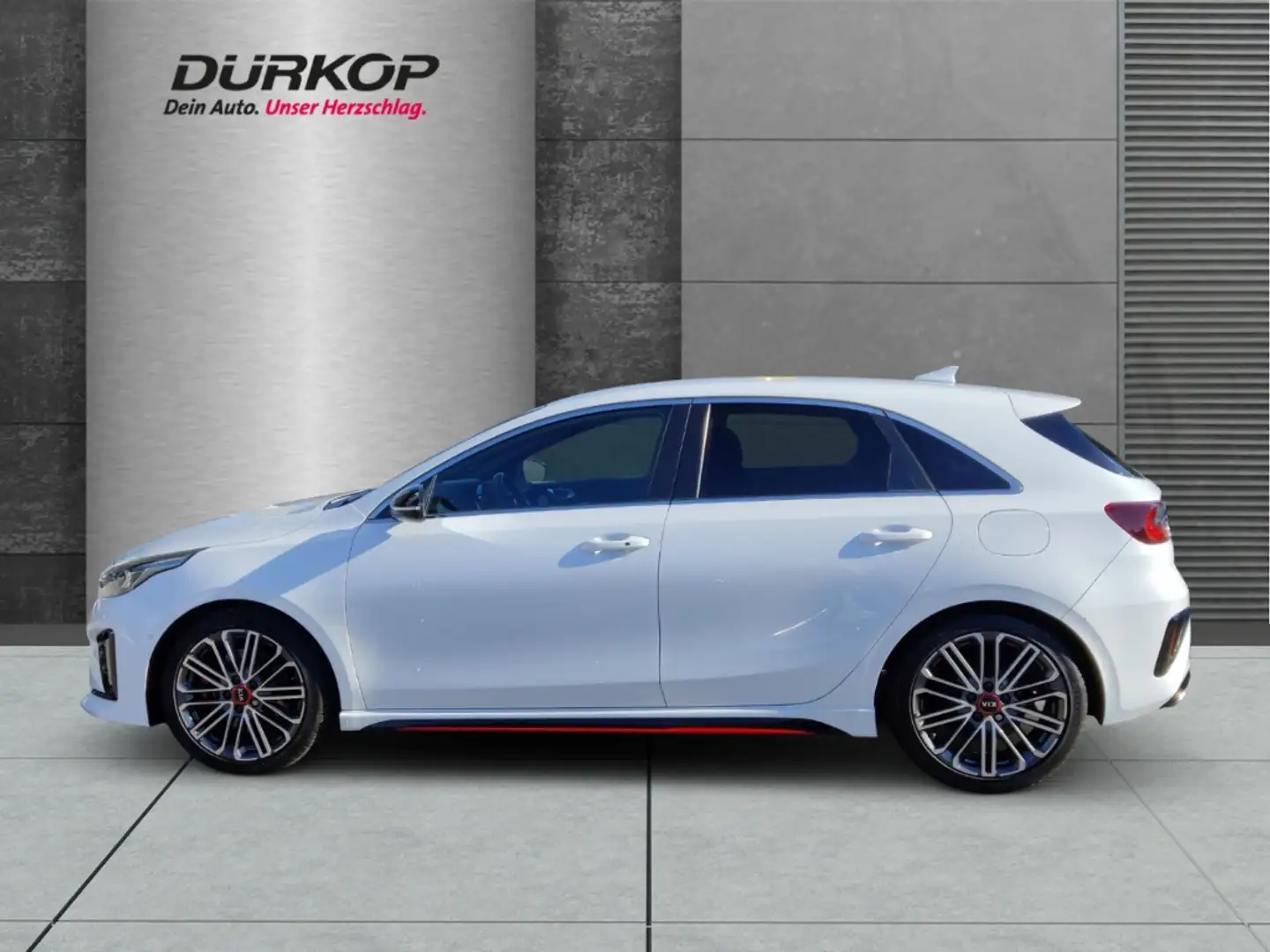 Kia Ceed / cee'd 1.6T DCT7 GT LenkradHZG Apple CarPlay Rückfahrkam. Blanc - 2