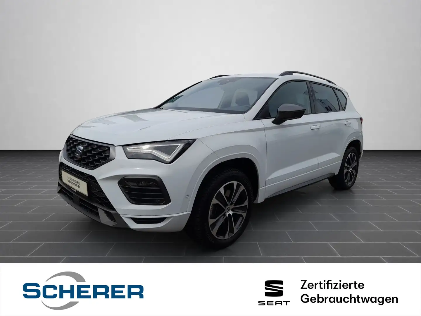 SEAT Ateca FR 2.0 TDI DSG AHK Navi PDC  RFK FAP XL Weiß - 1