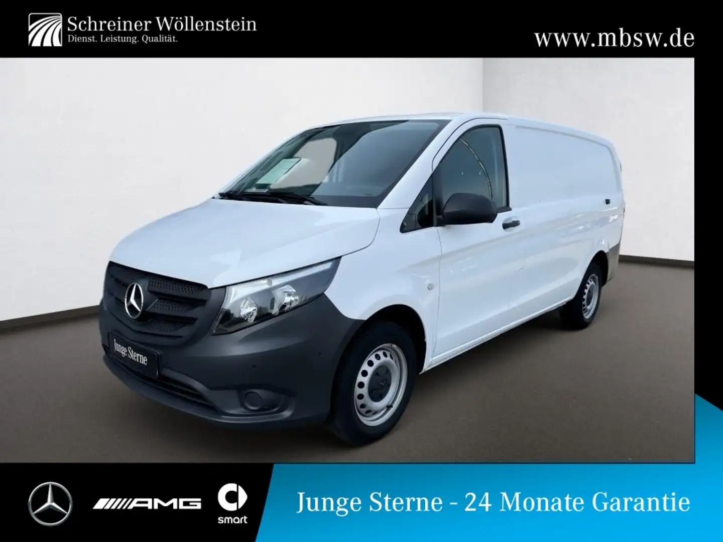 Mercedes-Benz Vito 116 Kasten Lang  *Navi*RKam*PTS*Klima* Weiß - 1
