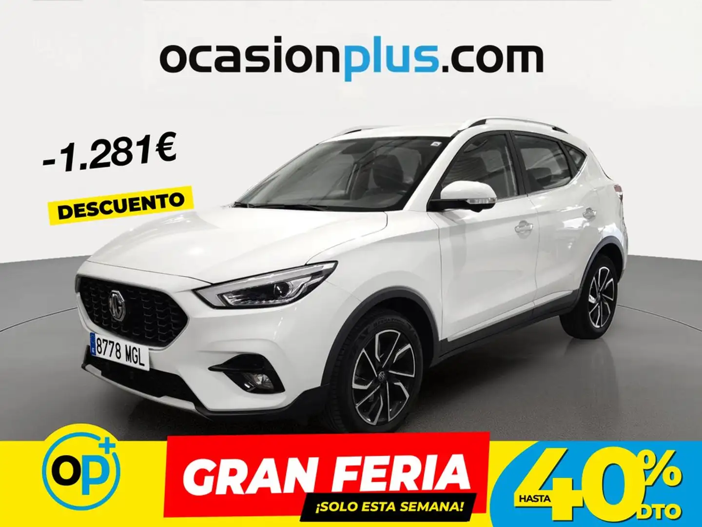 MG ZS 1.0 T-GDI Luxury Aut. 82kW Blanco - 1